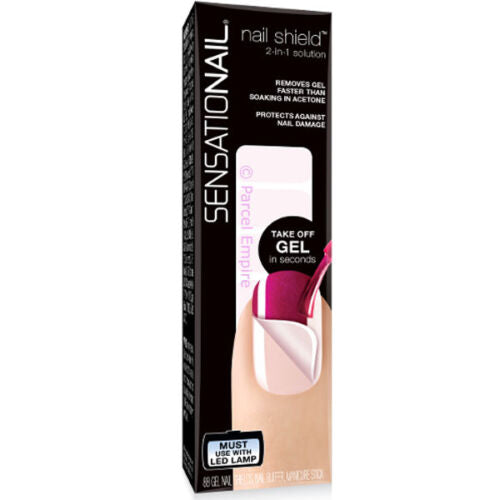 SensatioNail Nail Shields | Peel Off UV Gel Polish Remover Shield (2 Pack) - Image 3