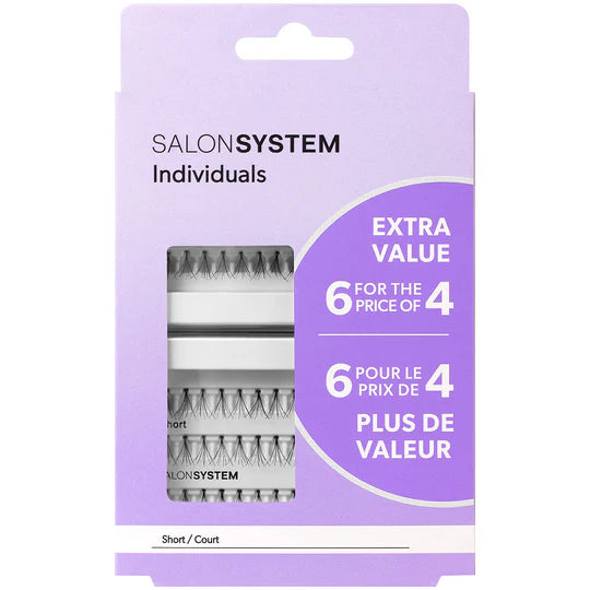 Salon System Individual Lashes Extra Value (Short-Medium) - Image 2