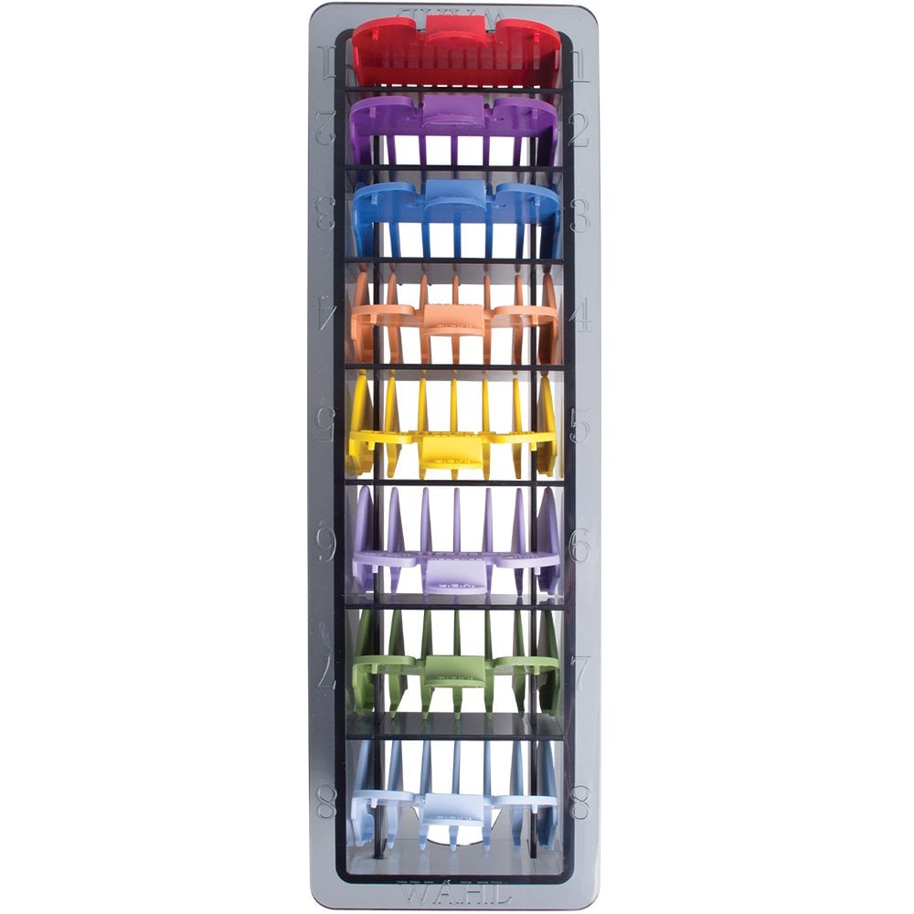 Wahl Comb Attachment Multi Coloured Cutting Guide Set 1 8 - Image 2