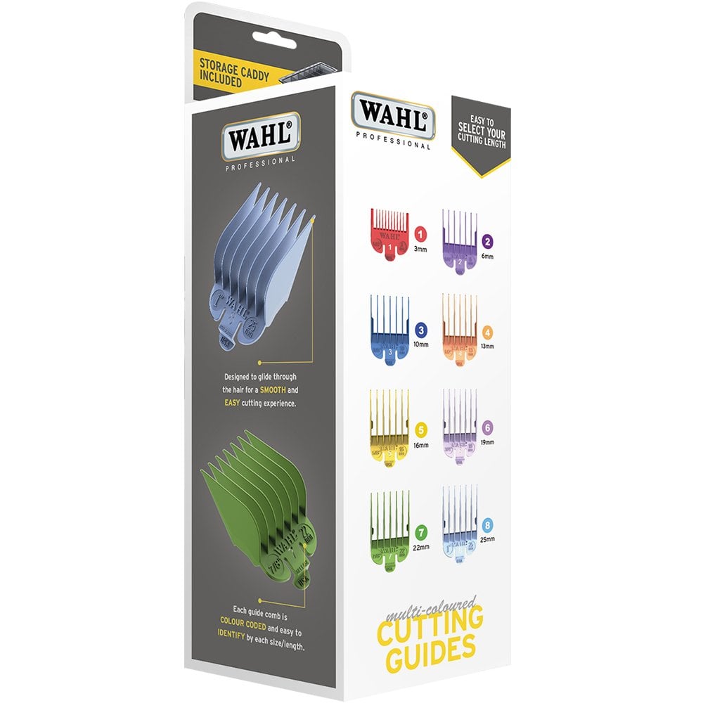 Wahl Comb Attachment Multi Coloured Cutting Guide Set 1 8
